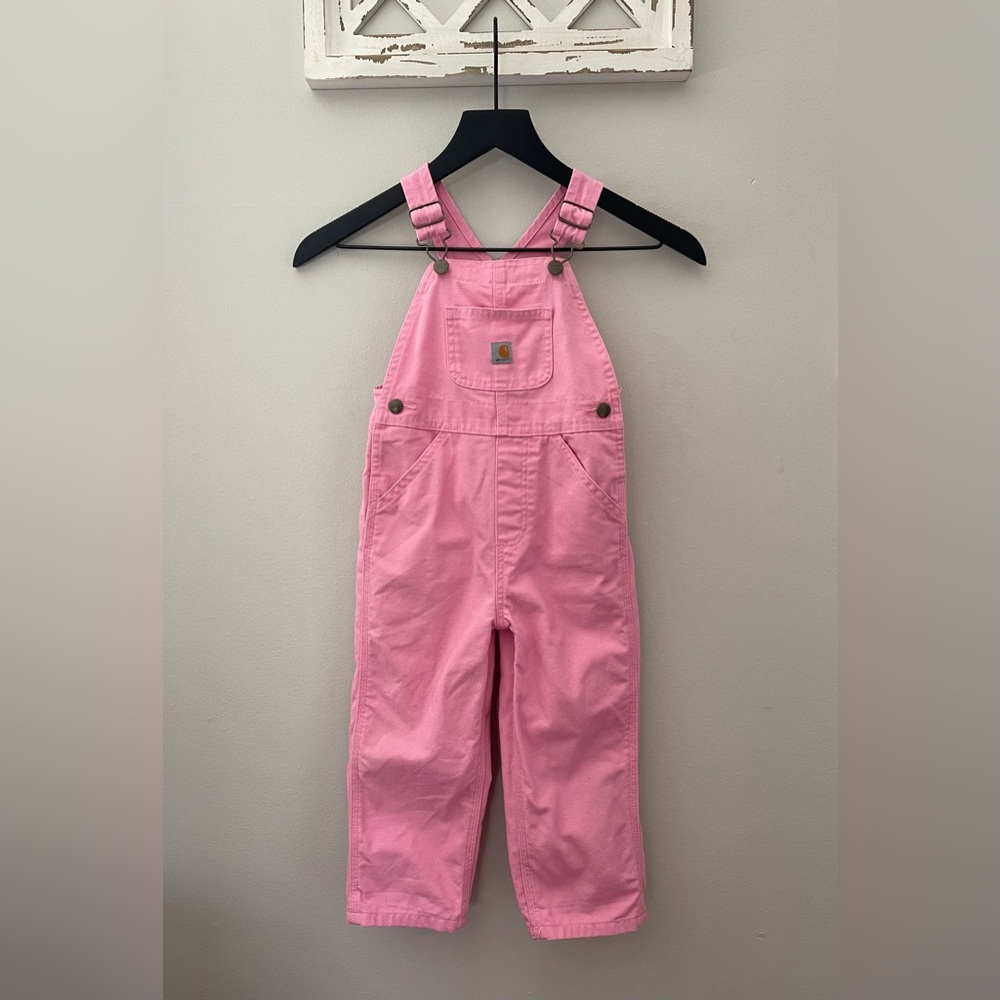 Carhartt Pink Kids Overalls